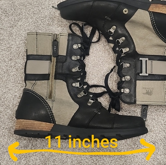 Sorel Major Carly Moto Boots with Zipper Size 9 - Picture 8 of 8